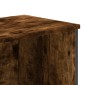 vidaXL Βιβλιοθήκη Καπνιστή Δρυς 80x31x169 εκ. από Επεξεργασμένο Ξύλο