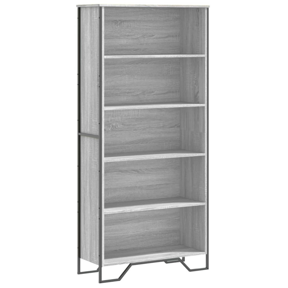 vidaXL Βιβλιοθήκη Γκρι Sonoma 80x31x169 εκ. από Επεξεργασμένο Ξύλο