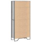 vidaXL Βιβλιοθήκη Γκρι Sonoma 80x31x169 εκ. από Επεξεργασμένο Ξύλο
