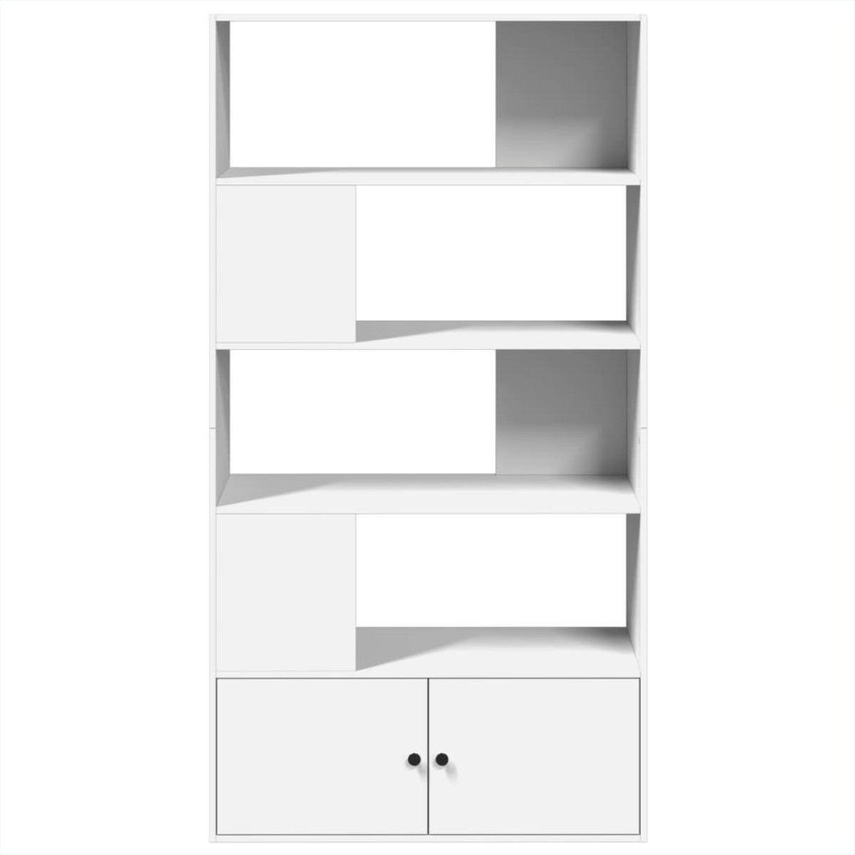 vidaXL Βιβλιοθήκη Λευκή 100x36x189 εκ. από Επεξεργασμένο Ξύλο