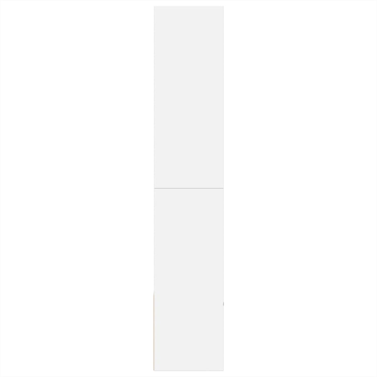 vidaXL Βιβλιοθήκη Λευκή 100x36x189 εκ. από Επεξεργασμένο Ξύλο