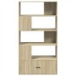 vidaXL Βιβλιοθήκη Sonoma Δρυς 100x36x189 εκ. από Επεξεργασμένο Ξύλο