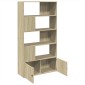 vidaXL Βιβλιοθήκη Sonoma Δρυς 100x36x189 εκ. από Επεξεργασμένο Ξύλο