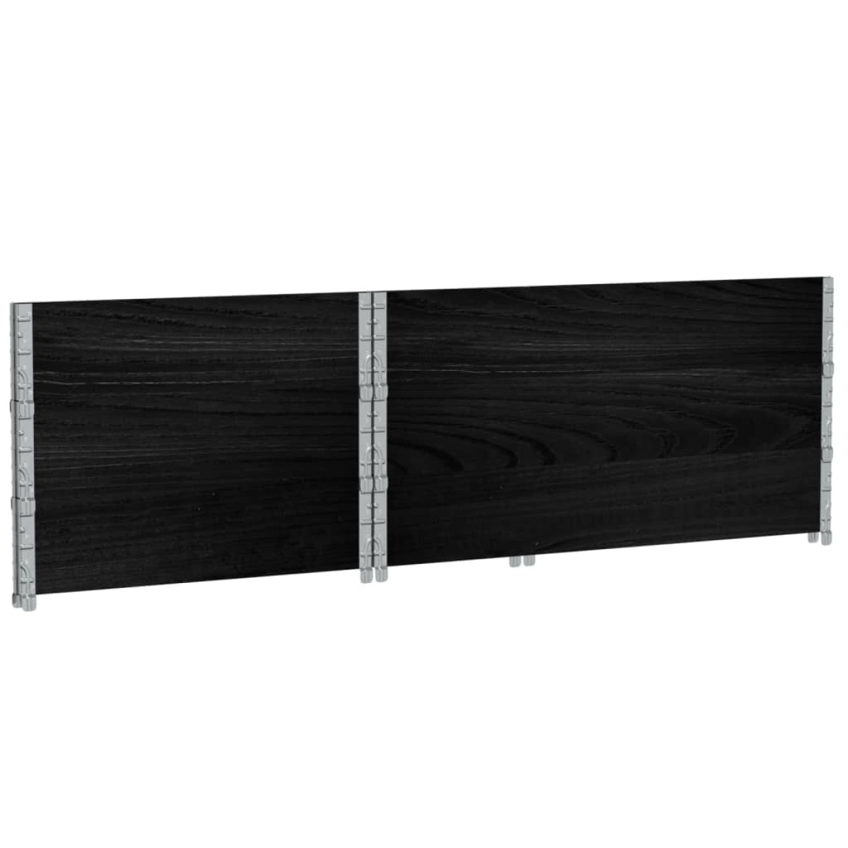 vidaXL Ζαρντινιέρα Κήπου Μαύρη 120 x 80 εκ. από Μασίφ Ξύλο Πεύκου