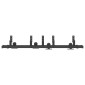 vidaXL Μηχανισμός Συρόμενης Μεσόπορτας Μαύρος 152,5 εκ. Ατσάλινος