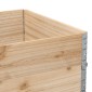 vidaXL Ζαρντινιέρα Κήπου Λευκό 120 x 80 εκ. από Μασίφ Ξύλο Πεύκου