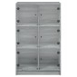 vidaXL Ντουλάπι με Πόρτες 68x37x109 εκ. από Επεξεργασμένο Ξύλο
