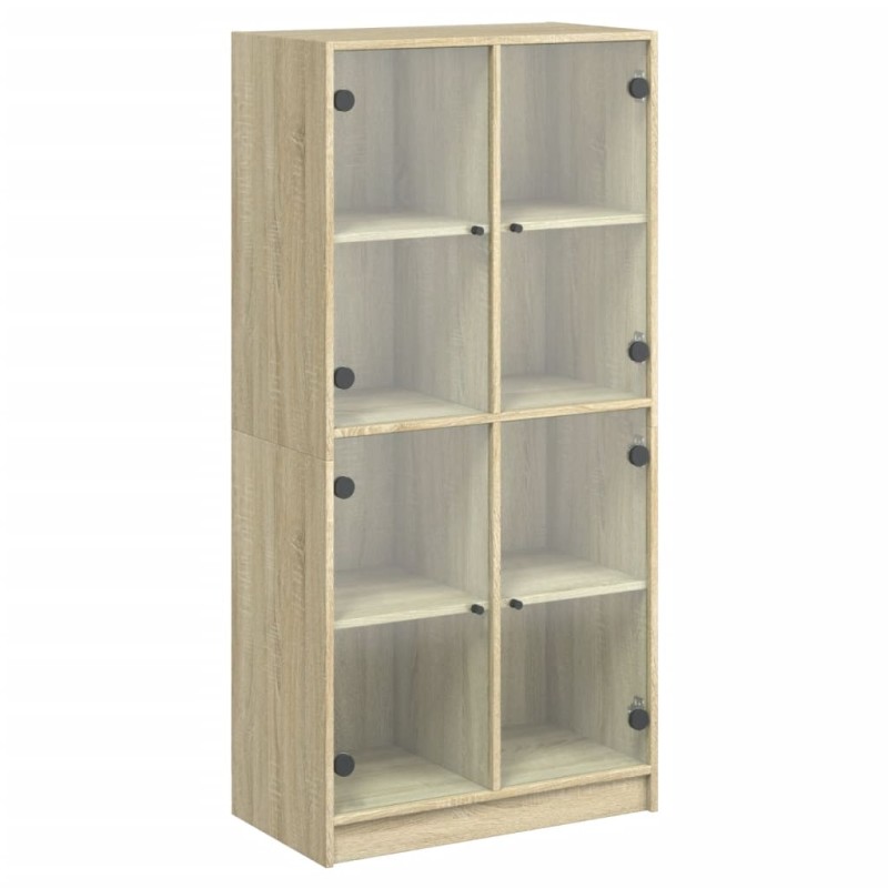 vidaXL Ντουλάπα με Πόρτες 68x37x142 εκ. Επεξεργασμένο Ξύλο