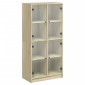 vidaXL Ντουλάπα με Πόρτες 68x37x142 εκ. Επεξεργασμένο Ξύλο