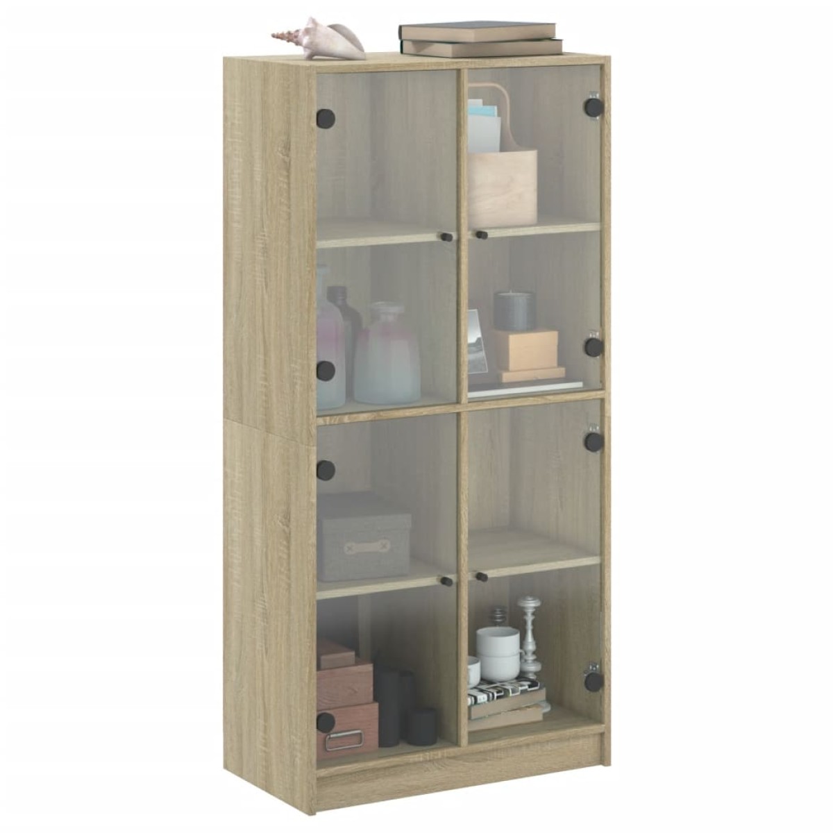vidaXL Ντουλάπα με Πόρτες 68x37x142 εκ. Επεξεργασμένο Ξύλο