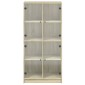 vidaXL Ντουλάπα με Πόρτες 68x37x142 εκ. Επεξεργασμένο Ξύλο