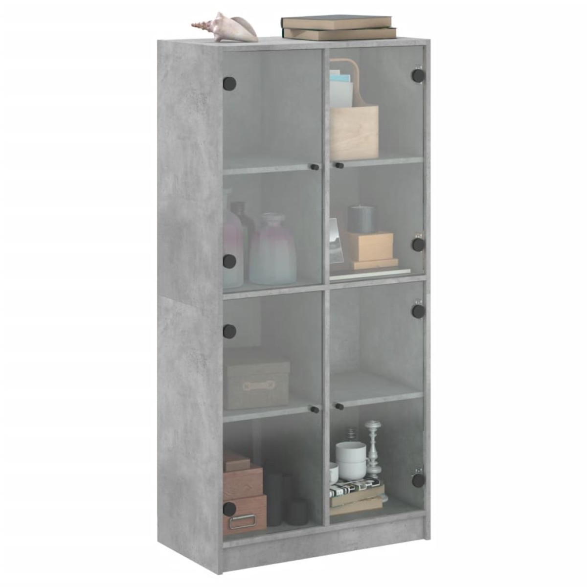 vidaXL Ντουλάπα με Πόρτες 68x37x142 εκ. Επεξεργασμένο Ξύλο