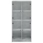 vidaXL Ντουλάπα με Πόρτες 68x37x142 εκ. Επεξεργασμένο Ξύλο