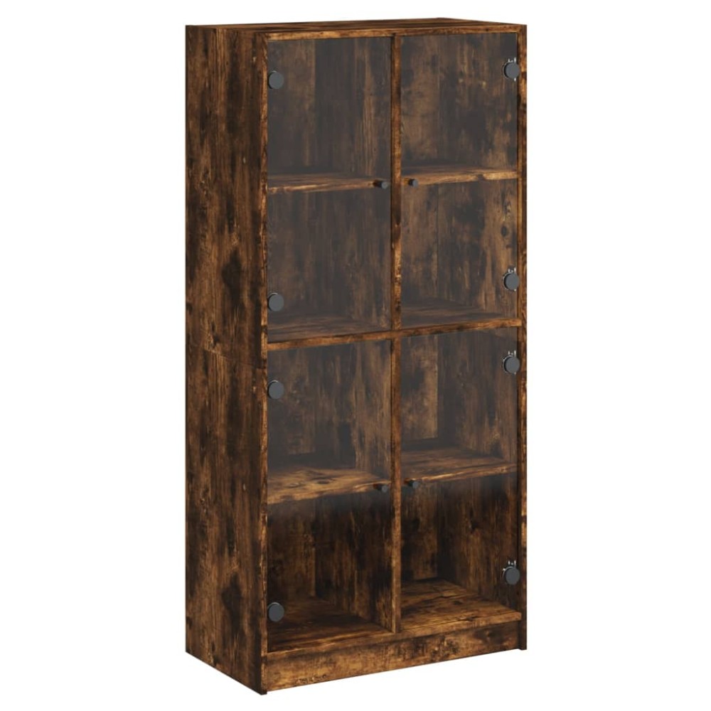 vidaXL Ντουλάπα με Πόρτες Καπν. Δρυς 68x37x142 εκ. Επεξεργασμένο Ξύλο