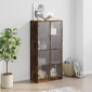 vidaXL Ντουλάπα με Πόρτες Καπν. Δρυς 68x37x142 εκ. Επεξεργασμένο Ξύλο