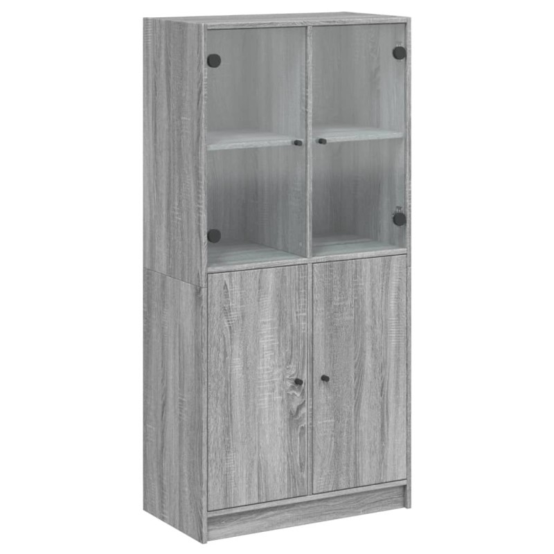 vidaXL Ντουλάπα με Πόρτες 68x37x142 εκ. Επεξεργασμένο Ξύλο