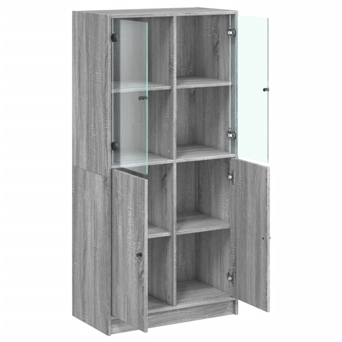 vidaXL Ντουλάπα με Πόρτες 68x37x142 εκ. Επεξεργασμένο Ξύλο