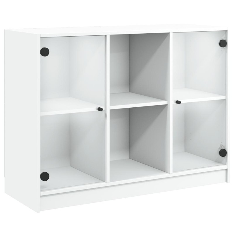 vidaXL Συρταριέρα Λευκή 102x37x75,5 εκ. από Επεξεργασμένο Ξύλο