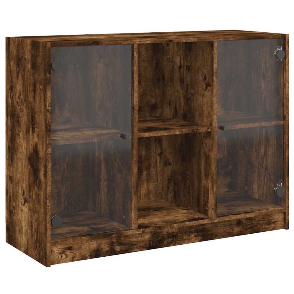 vidaXL Μπουφές Καπνιστή Δρυς 102x37x75,5 εκ. Επεξεργασμένο Ξύλο