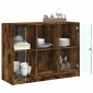 vidaXL Μπουφές Καπνιστή Δρυς 102x37x75,5 εκ. Επεξεργασμένο Ξύλο