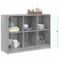 vidaXL Μπουφές Γκρι Sonoma 102x37x75,5 εκ. από Επεξεργασμένο Ξύλο