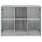 vidaXL Μπουφές Γκρι Sonoma 102x37x75,5 εκ. από Επεξεργασμένο Ξύλο