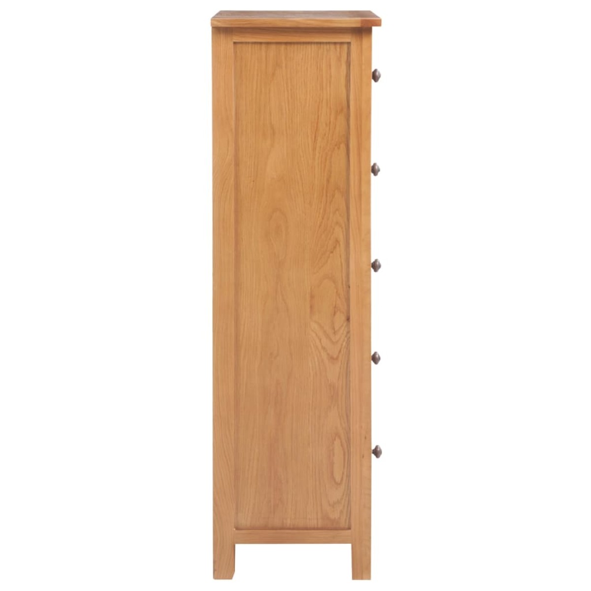 vidaXL Συρταριέρα Ψηλή 45 x 32 x 110 εκ. από Μασίφ Ξύλο Δρυός