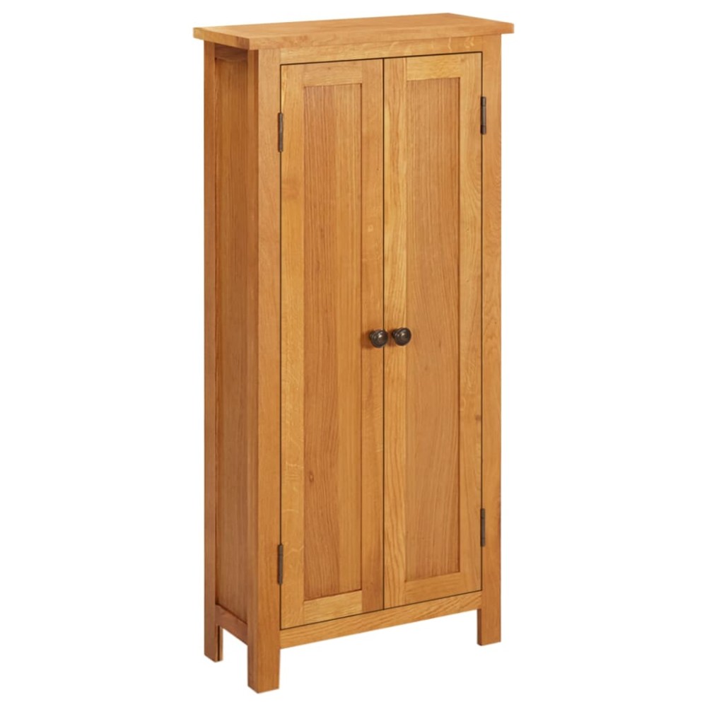 vidaXL Ντουλάπα Αποθήκευσης 50 x 22 x 110 εκ. από Μασίφ Ξύλο Δρυός