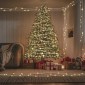 vidaXL Φωτάκια με 300 LED Θερμό Λευκό 30 μ.