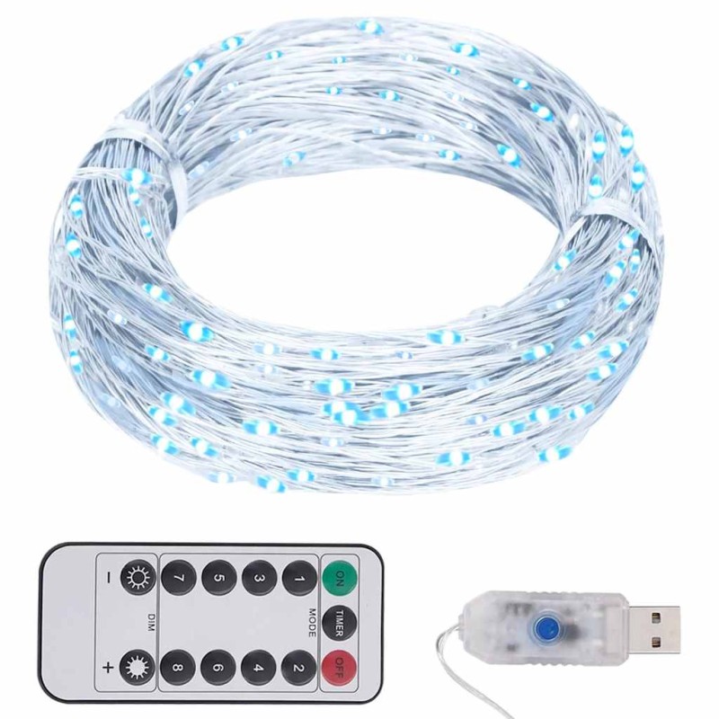 vidaXL Φωτάκια με 150 LED Ψυχρό Λευκό 15 μ.