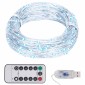 vidaXL Φωτάκια με 300 LED Ψυχρό Λευκό 30 μ.