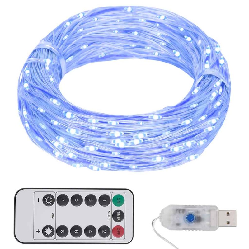 vidaXL Φωτάκια με 150 LED Μπλε 15 μ.