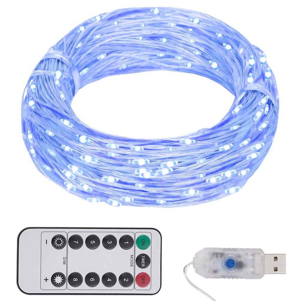 vidaXL Φωτάκια με 300 LED Μπλε 30 μ.