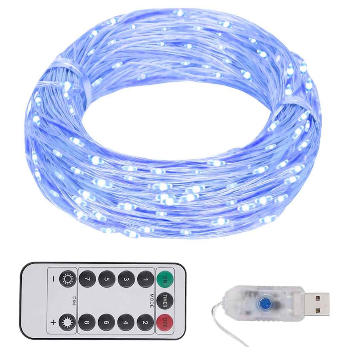 vidaXL Φωτάκια με 300 LED Μπλε 30 μ.