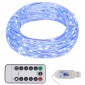 vidaXL Φωτάκια με 300 LED Μπλε 30 μ.