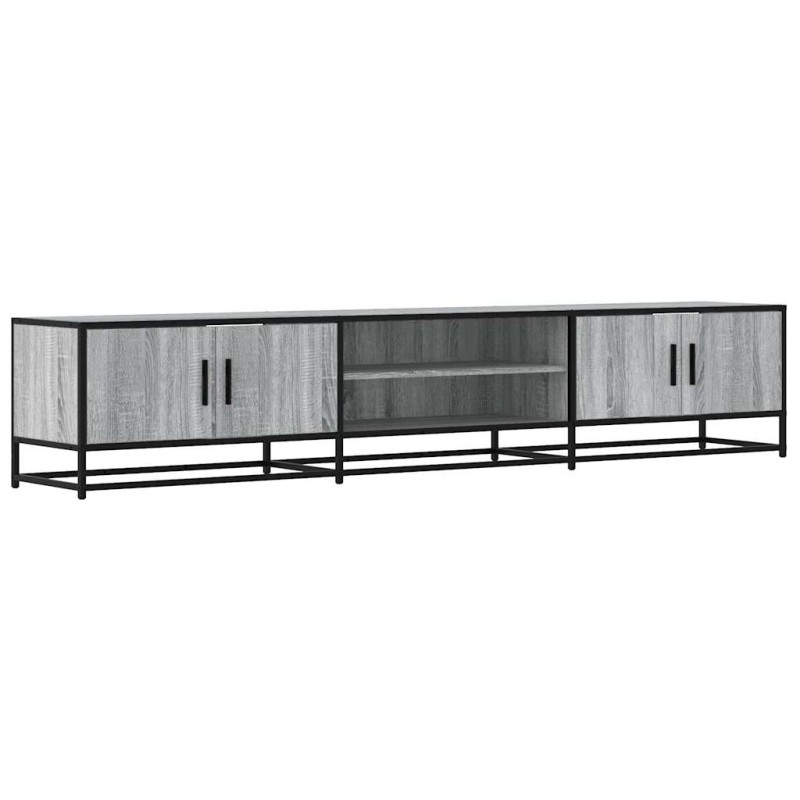 vidaXL Έπιπλο Τηλεόρασης Γκρι Sonoma 210x35x41 εκ. από Επεξεργ. Ξύλο