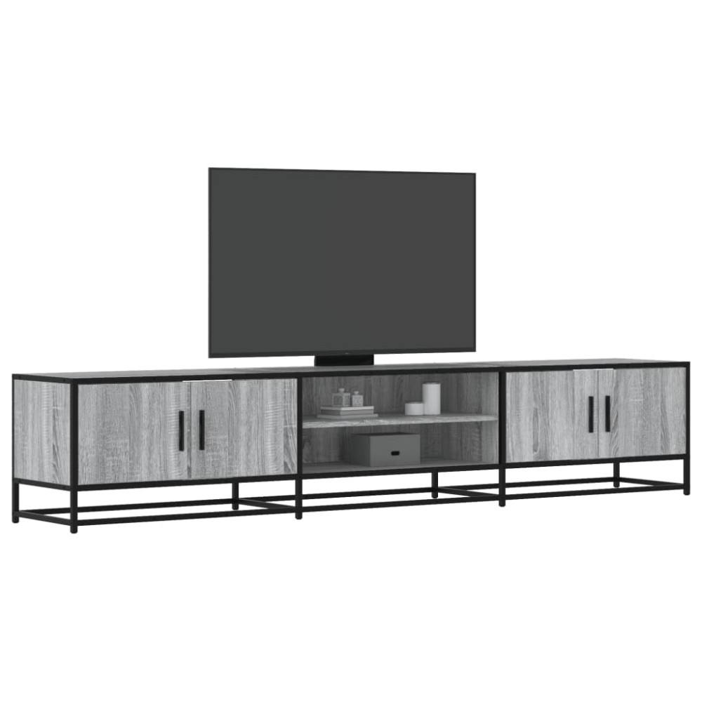 vidaXL Έπιπλο Τηλεόρασης Γκρι Sonoma 210x35x41 εκ. από Επεξεργ. Ξύλο