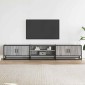 vidaXL Έπιπλο Τηλεόρασης Γκρι Sonoma 210x35x41 εκ. από Επεξεργ. Ξύλο