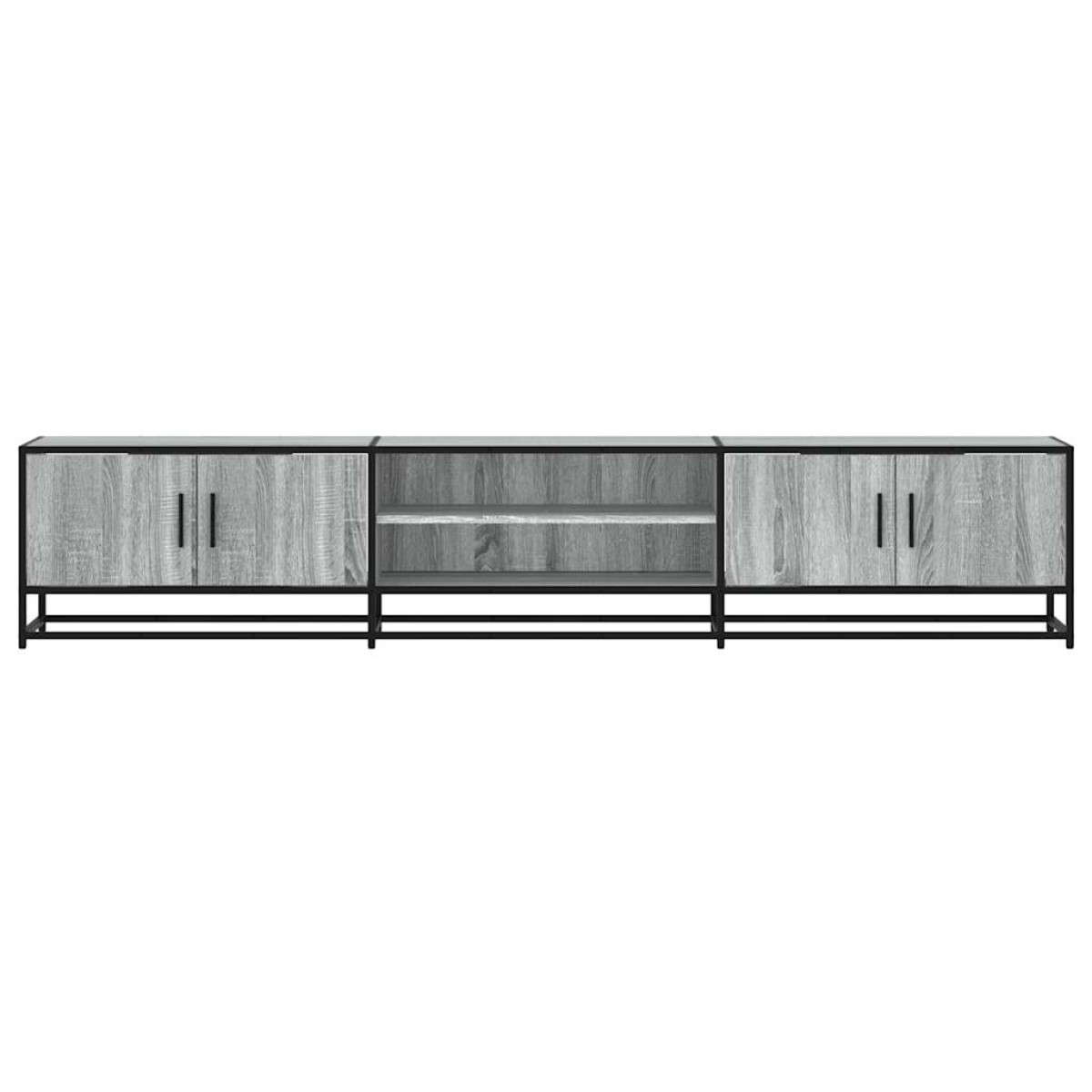 vidaXL Έπιπλο Τηλεόρασης Γκρι Sonoma 210x35x41 εκ. από Επεξεργ. Ξύλο