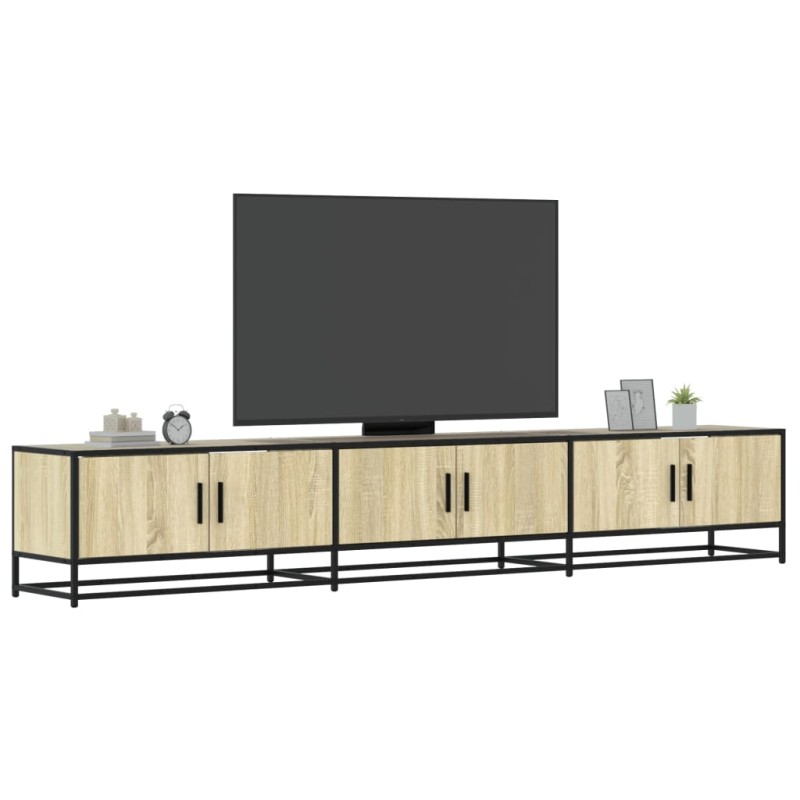 vidaXL Έπιπλο Τηλεόρασης Sonoma Δρυς 240x35x41 εκ. Επεξ. Ξύλο