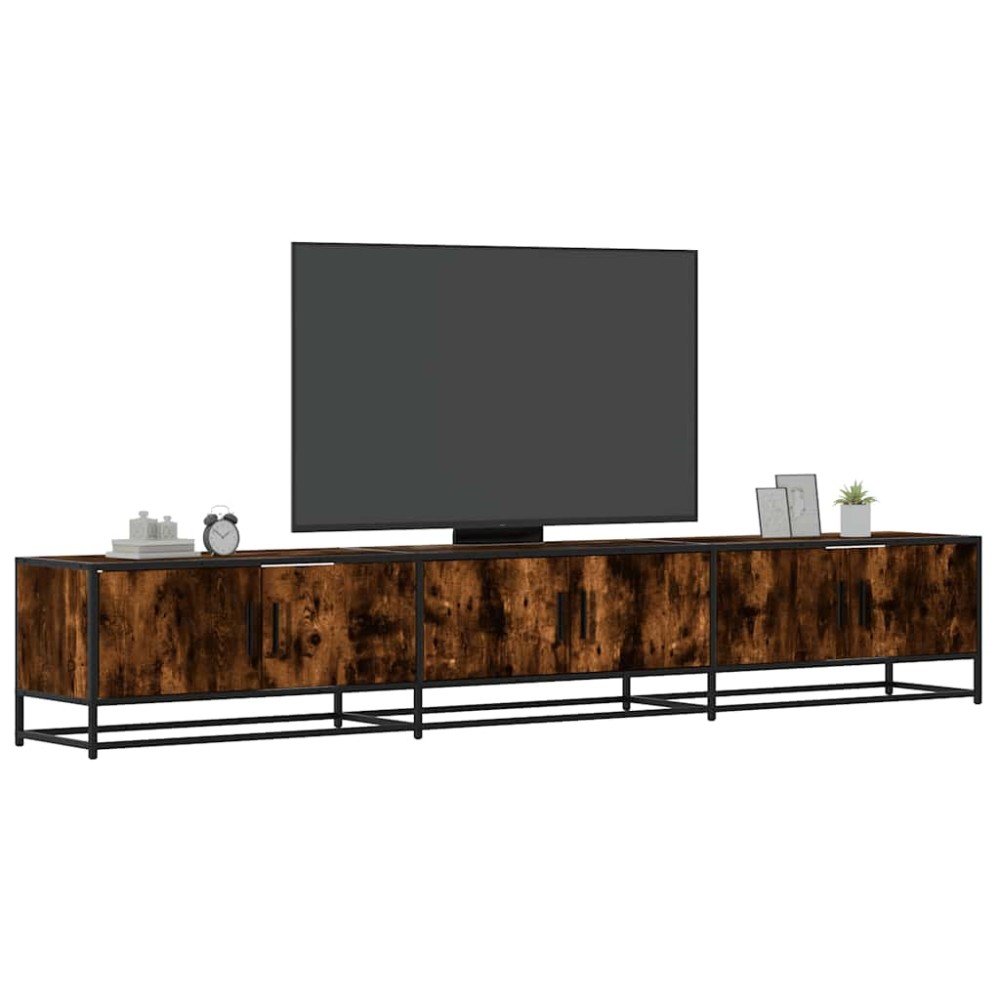 vidaXL Έπιπλο Τηλεόρασης Καπνιστή Δρυς 240x35x41 εκ. Επεξ. Ξύλο
