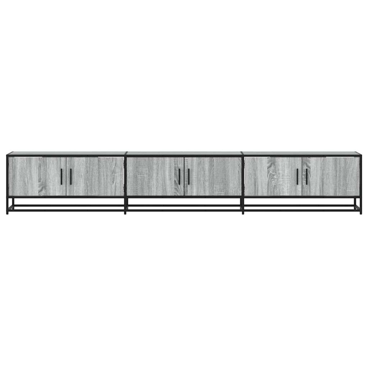 vidaXL Έπιπλο Τηλεόρασης Γκρι Sonoma 240x35x41 εκ. από Επεξεργ. Ξύλο
