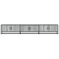 vidaXL Έπιπλο Τηλεόρασης Γκρι Sonoma 240x35x41 εκ. από Επεξεργ. Ξύλο