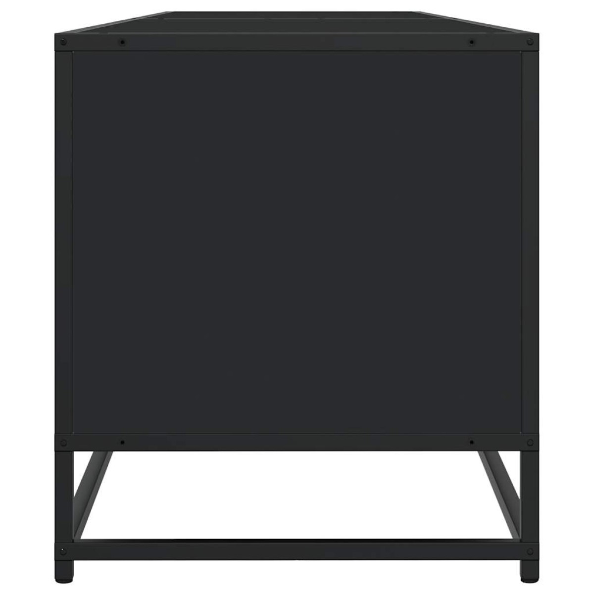 ντουλάπι τηλεόρασης vidaXL Μαύρο 180,5x40x46 cm Ξύλινη κατασκευή