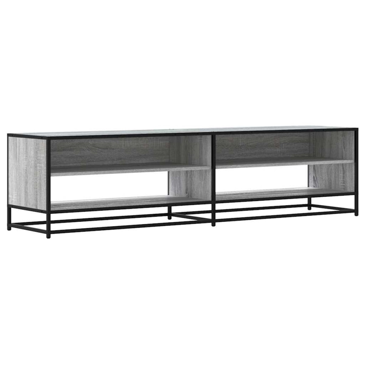 ντουλάπι τηλεόρασης vidaXL Γκρι Sonoma 180,5x40x46 cm Ξύλινη κατασκευή