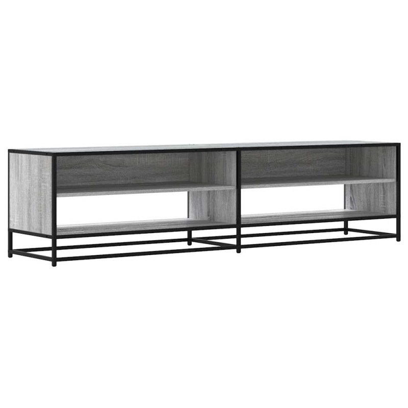 ντουλάπι τηλεόρασης vidaXL Γκρι Sonoma 180,5x40x46 cm Ξύλινη κατασκευή