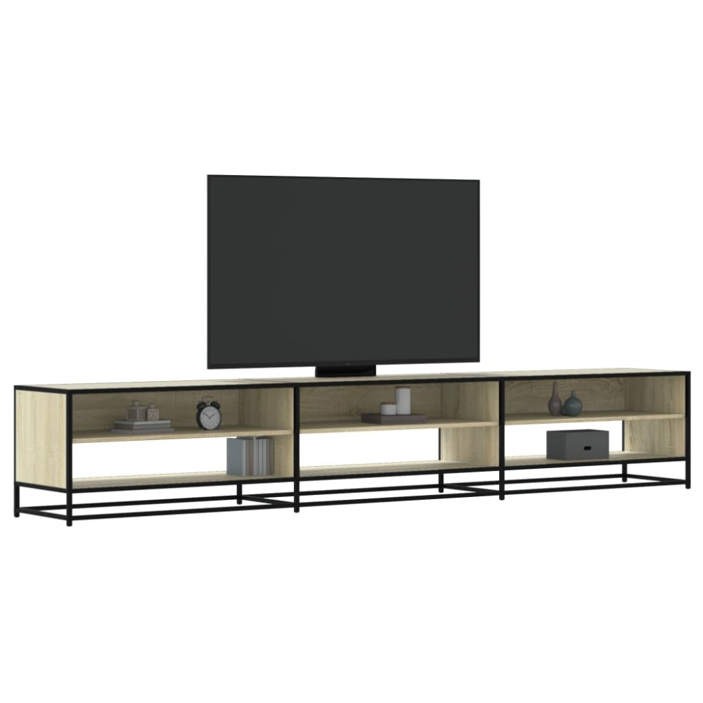 vidaXL Ντουλάπι τηλεόρασης Sonoma Oak 270x40x46 cm Κατασκευασμένο ξύλο