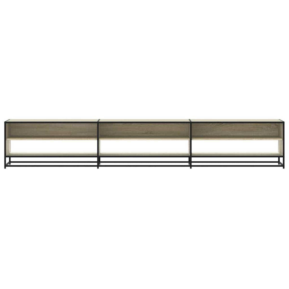 vidaXL Ντουλάπι τηλεόρασης Sonoma Oak 270x40x46 cm Κατασκευασμένο ξύλο