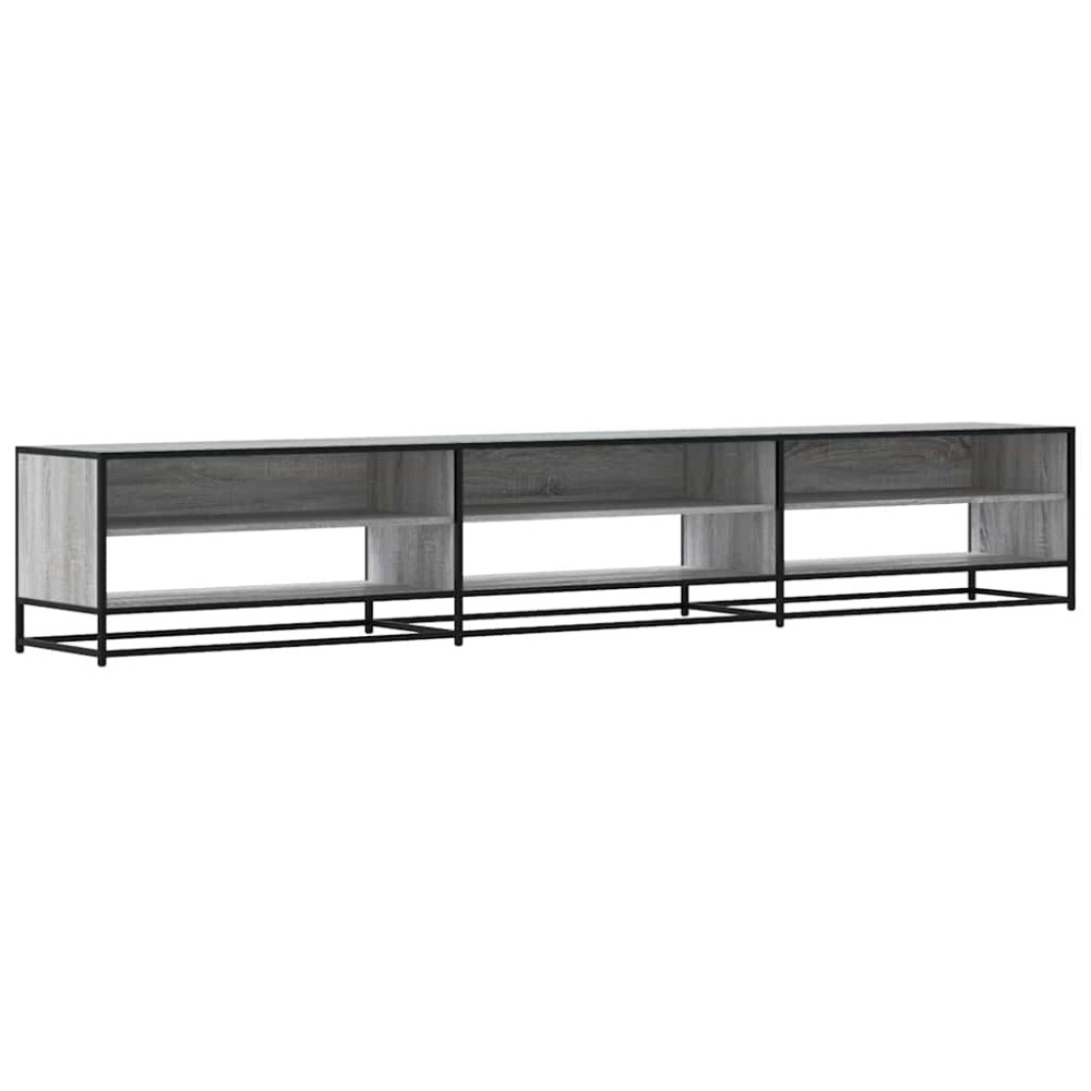 ντουλάπι τηλεόρασης vidaXL Γκρι Sonoma 270x40x46cm Κατασκευασμένο ξύλο