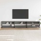 ντουλάπι τηλεόρασης vidaXL Γκρι Sonoma 270x40x46cm Κατασκευασμένο ξύλο